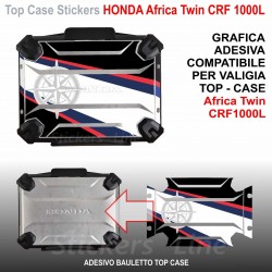 Adesivo bauletto top case HONDA Africa Twin CRF1000L adesivi valigia crf 1000 M1