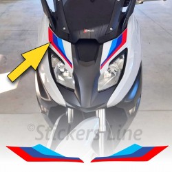 Adesivi carena scudo anteriore BMW C650 Sport C 650 BMW motorsport M Performance