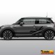 Fasce adesive Mini Cooper Countryman Clubman strisce fiancate adesivi laterali