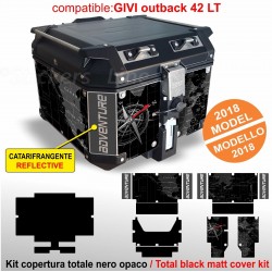 Adesivi bauletto top case GIVI 42 LT 2018 BMW R1200 R1250 Africa Twin Guzzi ADV