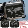 Adesivi valigie BMW R1200 R1250 GS adventure PLANISFERO GLOBO stickers bags BLK V4