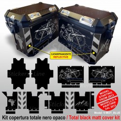 Kit adesivi compatibili valigie BMW R1200 R1250 GS adventure ADV bags stickers _