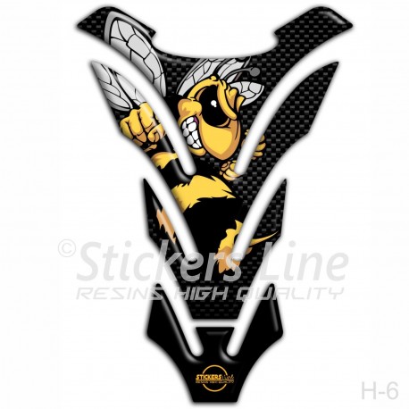 Paraserbatoio resinato HONDA HORNET Tank Pad adesivi serbatoio 3D per moto H-6