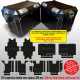 Kit adesivi valigie BMW R1200GS NERO ANTIGRAFFIO bags stickers dal 2013 full BLK