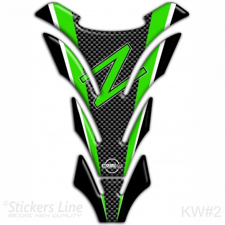 Paraserbatoio resinato compatibile Kawasaki Z50 Z1000 Z 750 1000 thank pad KW-2