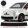Fascia parasole Fiat 500 compatibile effetto CARBONIO adesivo parabrezza