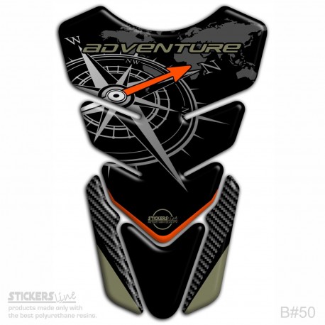 Paraserbatoio BMW R 1200 - R1250 GS Adventure adesivo resinato Tank Pad B-50
