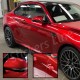 Pellicola adesiva ROSSO lucido metallizzato car wrapping auto moto glossy red