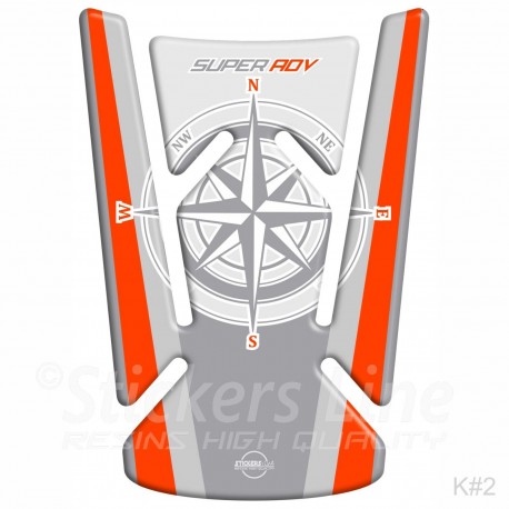 Adesivo paraserbatoio resinato per moto KTM 1290 SUPER ADVENTURE 2015/2020 K-2