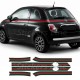 Fasce adesive compatibili per Fiat 500 gucci strisce adesive