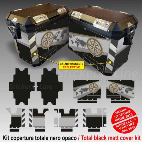 Kit COMPLETO adesivi compatibili valigie BMW R1250GS Exclusive bags stickers