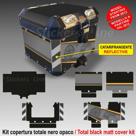 Adesivi BMW BUSSOLA borse valigie R1200GS adventure rosa dei venti bags stickers