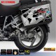 2 adesivi valigie LATERALI BMW R1250GS HP rosa dei venti K50 dal 2013