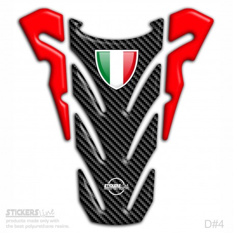 Paraserbatoio adesivo resinato DUCATI MONSTER 696 - 796 - 1100 Tank Pad D-4