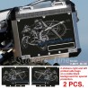 Adesivi valigie BMW R1200 R1250 GS adventure PLANISFERO GLOBO stickers v-mot_bl