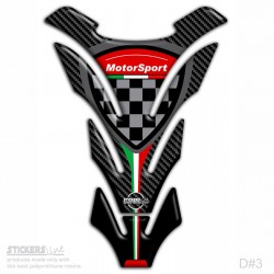 Adesivo Paraserbatoio compatibile per Ducati corse motor sport thank pad D-3