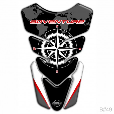 Adesivo paraserbatoio BMW R1200 GS Adventure adesivo resinato R1200GS Tank Pad moto B-49