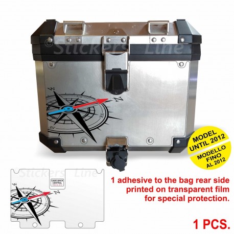 Adesivo bauletto BMW ADVENTURE BUSSOLA adesivi borse R1200 R1250GS bags stickers