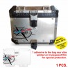 Adesivo bauletto BMW ADVENTURE BUSSOLA adesivi borse R1200 R1250GS bags stickers