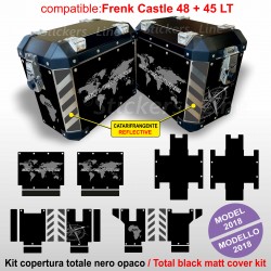 Kit adesivi valigie BMW R1200 GS R1250 GS ADV mod. Frenk Castle V-4