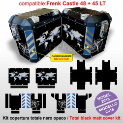 Kit adesivi valigie BMW R1200 GS R1250 GS ADV mod. Frenk Castle V-3