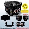 Kit adesivi bauletto top case BMW R1200 GS BUSSOLA PLANISFERO fino al 2012 T5