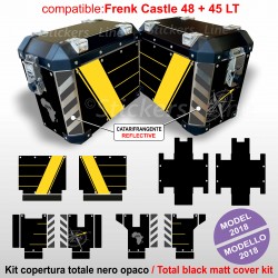 Kit adesivi per valigie BMW R1250 GS ADV 40° mod. Frenk Castle Style Quarantesimo Anniversario M1