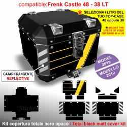 Kit adesivi bauletto top case Frenk Castle 48/38 LT BMW R1250 GS 40° Quarantesimo Anniversario M1