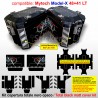 Adesivi valigie MYTECH Model X compatibili BMW KTM Ducati Honda Guzzi triumph V1