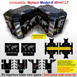 Adesivi valigie MYTECH Model X compatibili BMW KTM Ducati Honda Guzzi triumph V2