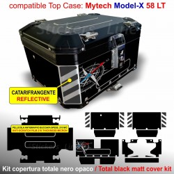 Adesivi Top Case 58 LT MYTECH Model X compatibili BMW KTM Ducati Honda Guzzi T1