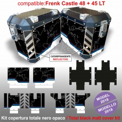 Kit adesivi per valigie BMW R1250 GS ADV mod. Frenk Castle Style Trophy M1
