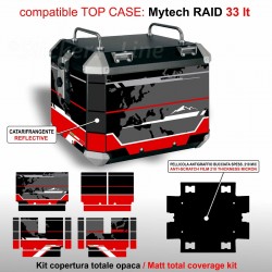 Kit adesivi top case Mytech Raid 33 LT compatibili per DUCATI Multistrada