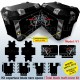 Adesivi compatibili per valigie BMW R1200GS R 1200 GS Bussola fino al 2012 m. V1