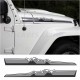 Adesivi laterali cofano compatibili Jeep WRANGLER Sahara Montagne 4x4 fuoristrada off road