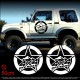 2 Adesivi compatibili STELLA 50 cm fuoristrada SUZUKI 4X4 Santana Samurai stickers off road