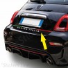 Adesivo Fiat 500 595 695 Abarth Racing Italia Scuderia Tricolore Italia CARBON