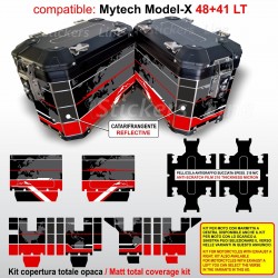 Kit adesivi valigie Mytech Model X 41+48 LT compatibili per DUCATI Multistrada